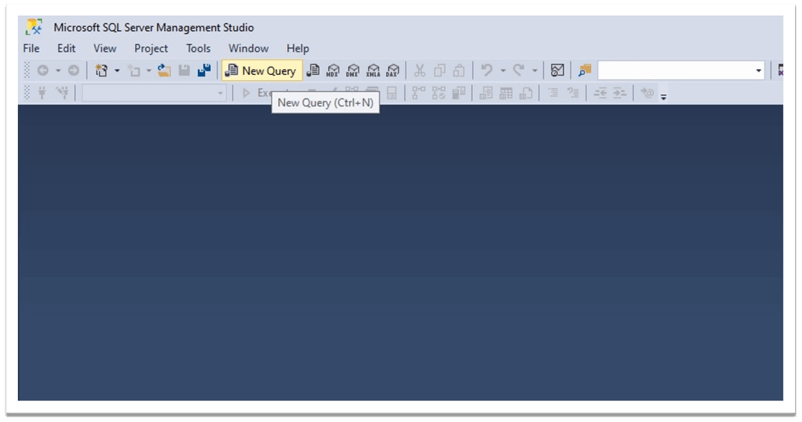 sql server mangement studio 新查询